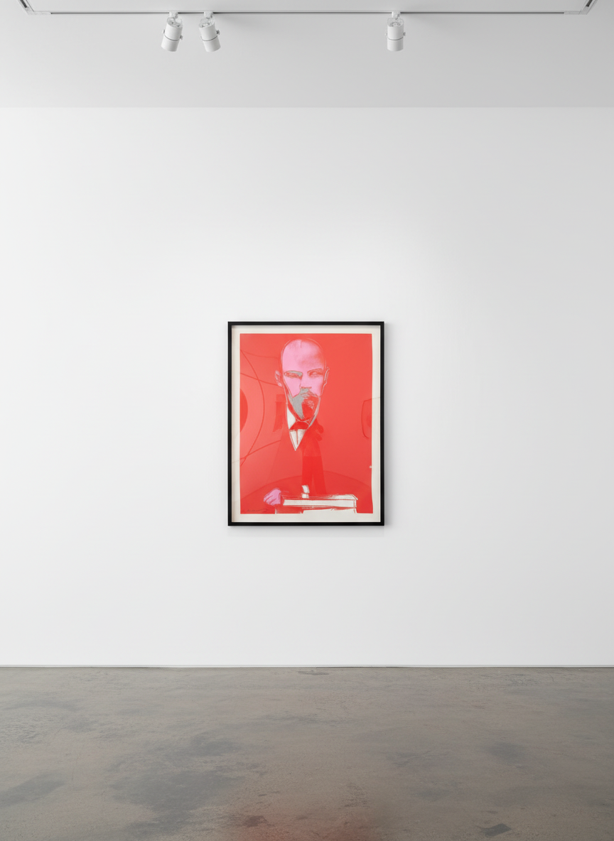 Andy Warhol - Lenin Trial Proof  TP 3/46, 1987, Screen print on Arches 88 paper