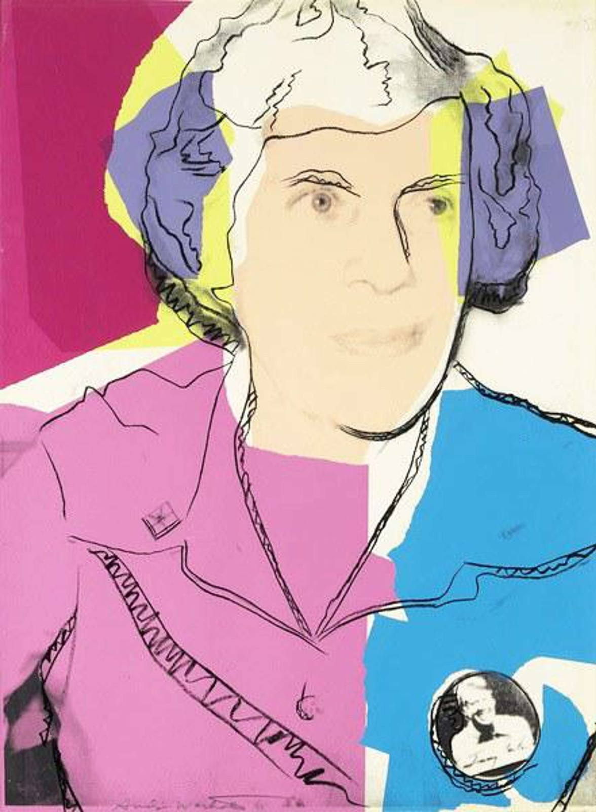 Andy Warhol - Lillian Carter (FS II.153), 1977, Screen print on Strathmore Bristol paper
Signed and numbered in pencil low...