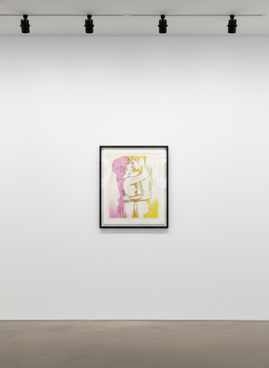 Andy Warhol - Love F.S. II 310-312, 1983, The complete set of three screen prints on Rives BFK paper