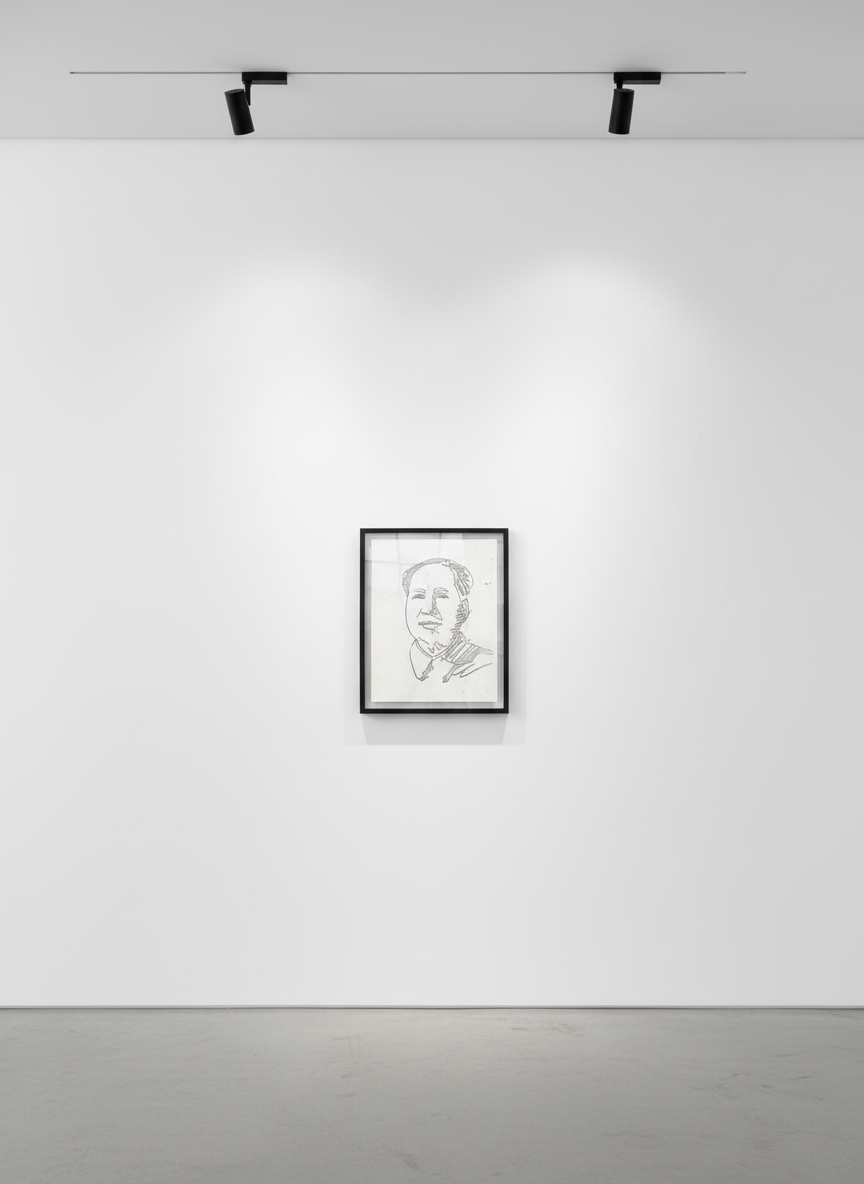 Andy Warhol - Mao (FS II.89), 1973, Xerox print on typewriter paper.
Signed and numbered in ballpoint pen on verso. 
Each ...