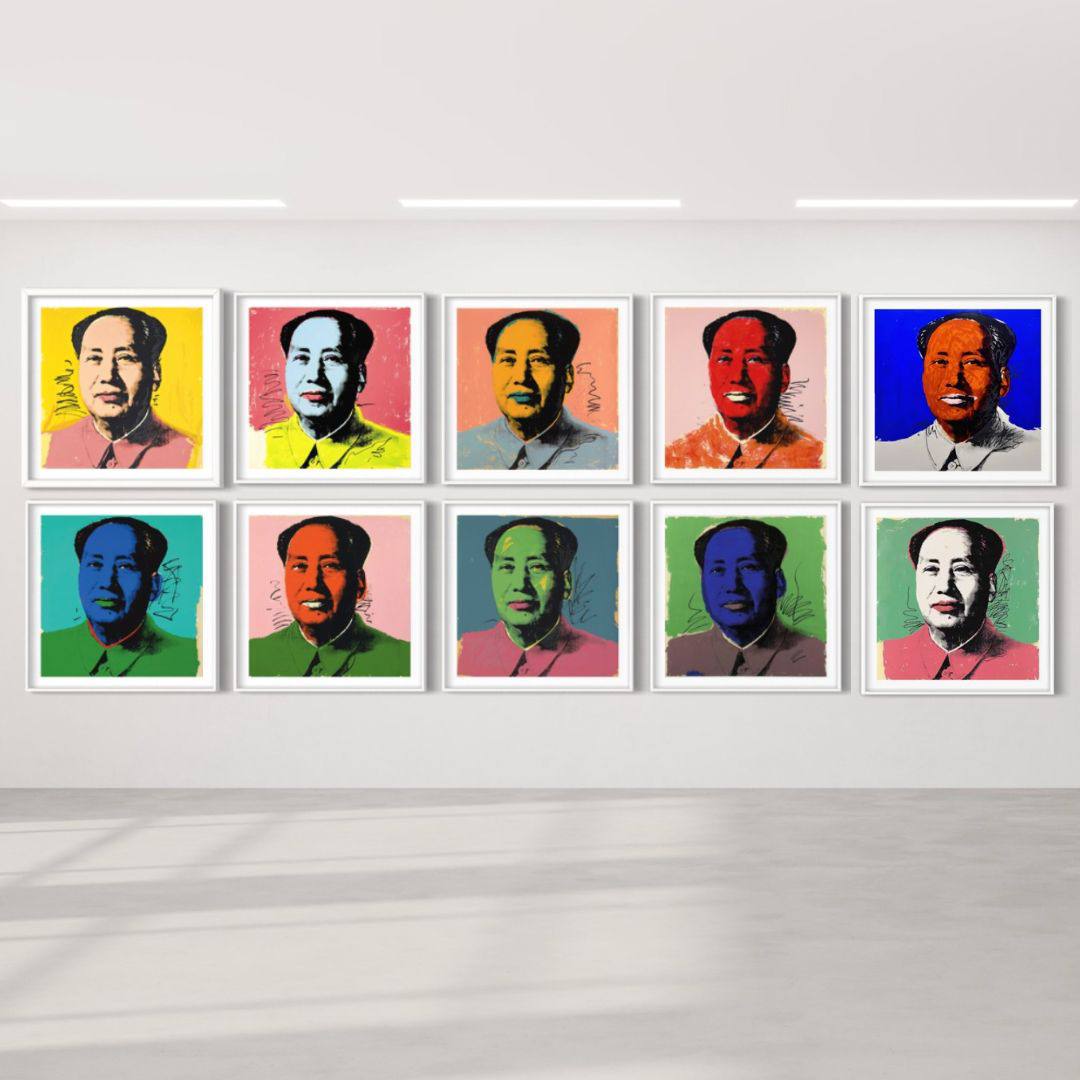 Andy Warhol - Mao Portfolio, 1972, Portfolio of 10 screen prints on Beckett High White Paper