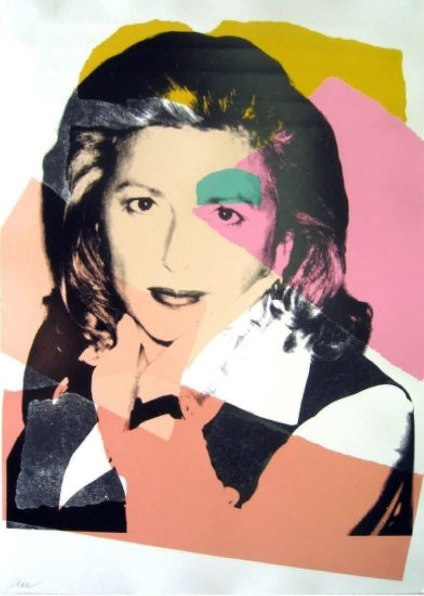 Andy Warhol - Marcia Weisman (F & S II. 122), 1975, Screenprint on Arches Aquarelle Paper
Initialed in pencil lower left
