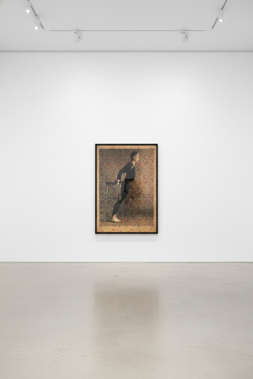 Andy Warhol - Merce Cunningham (F.S. II 124), 1974, Screen print on Japanese gift wrapping paper