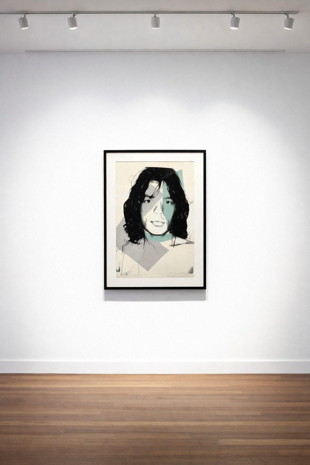 Andy Warhol - Mick Jagger F.S. II 138, 1975, Screen print on Arches Aquarelle (Rough) paper