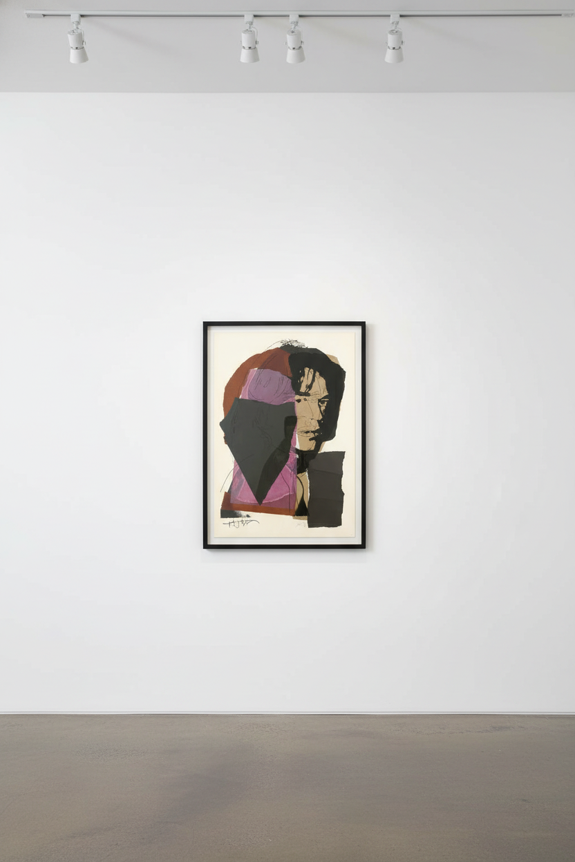 Andy Warhol - Mick Jagger F.S. II 139, 1975, Screen print