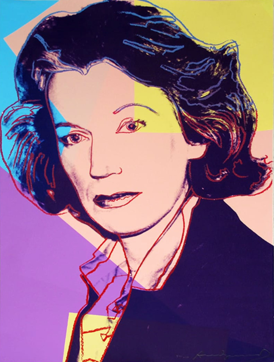 Andy Warhol - Mildred Scheel F.S. II 238, 1980, Screen print with diamond dust on Arches 88 paper