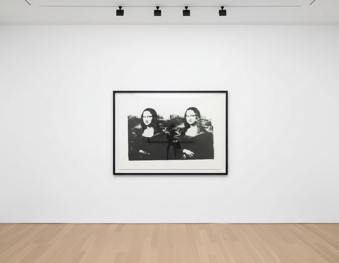 Andy Warhol - Mona Lisa F.S. IIIA 13, ca. 1978, Silkscreen with synthetic polymer paint on vellum