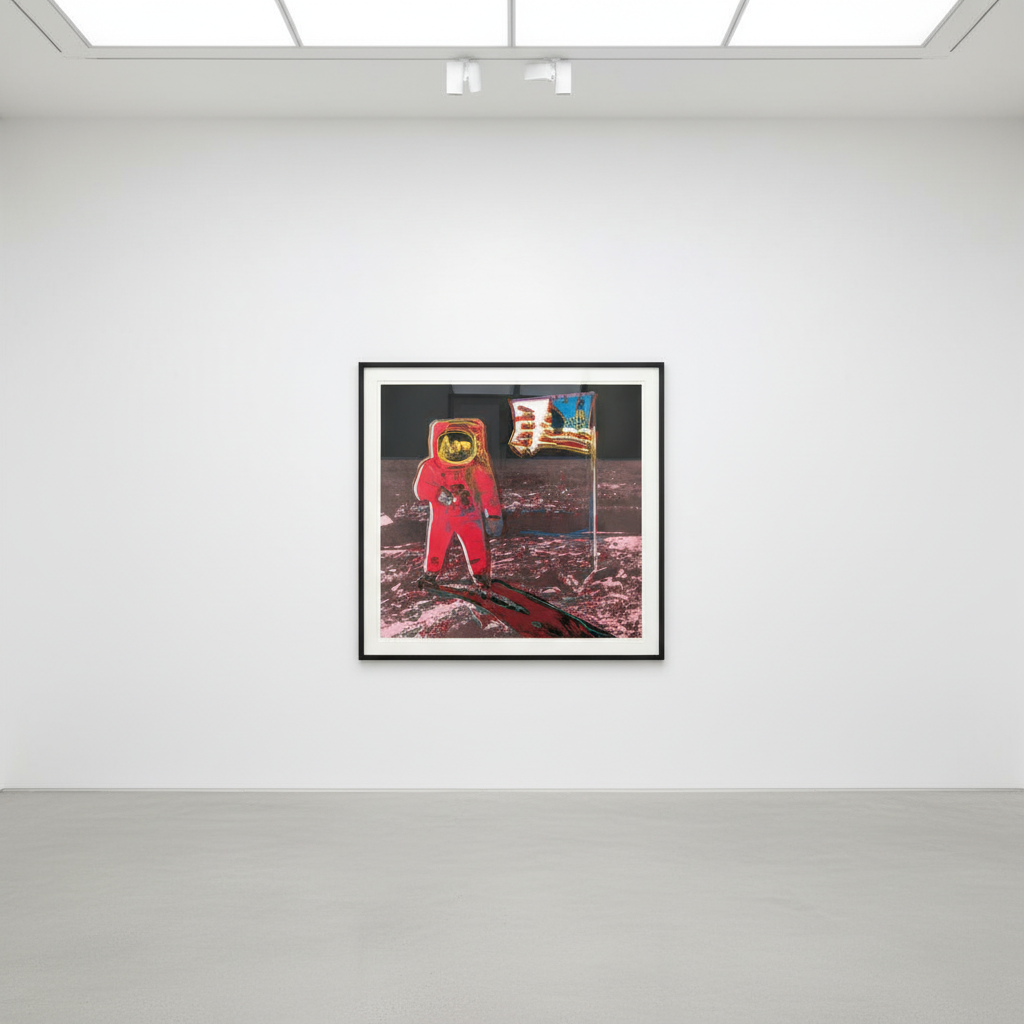 Andy Warhol - Moonwalk Trial Proof TP 32/66, 1987, Ccreenprint in colors, 1987, on Lenox Museum Board, signed with a the a...