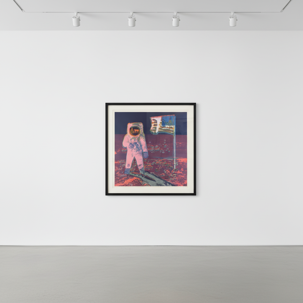 Andy Warhol - Moonwalk Trial Proof TP 36/66, 1987, Screenprint in a unique color combination, 1987, with the printed signa...