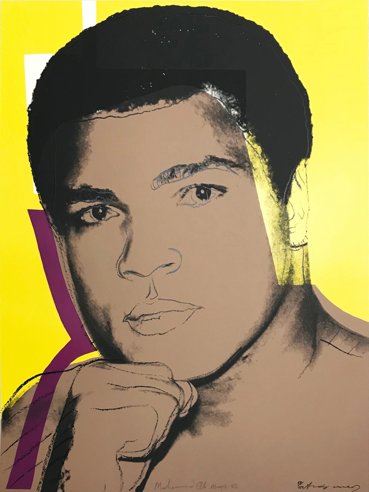Andy Warhol - Muhammad Ali F.S. II 182, 1978, Screen print