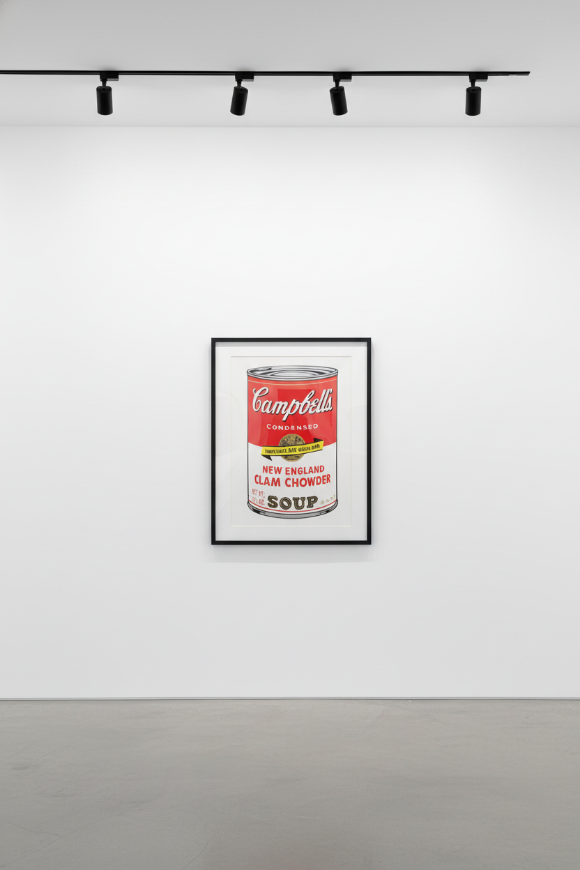 Andy Warhol - New England Clam Chowder Soup F.S. II 57, 1969, Screen print