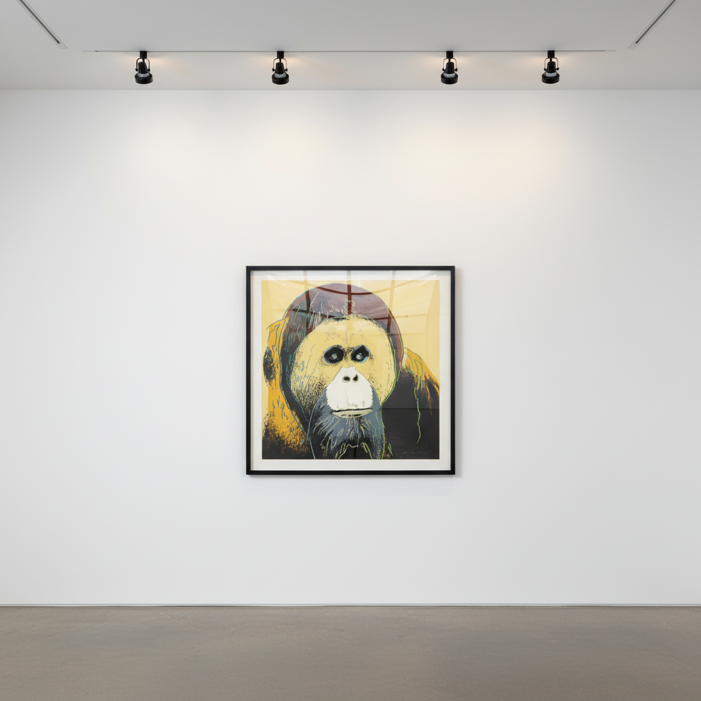 Andy Warhol - Orangutan F.S. II 299, 1983, Screen print on Lenox Museum Board
