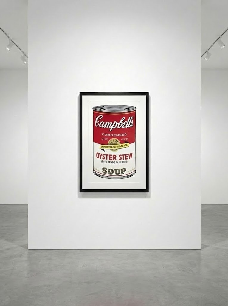 Andy Warhol - Oyster Stew Soup F.S. II 60, 1969, Screen print