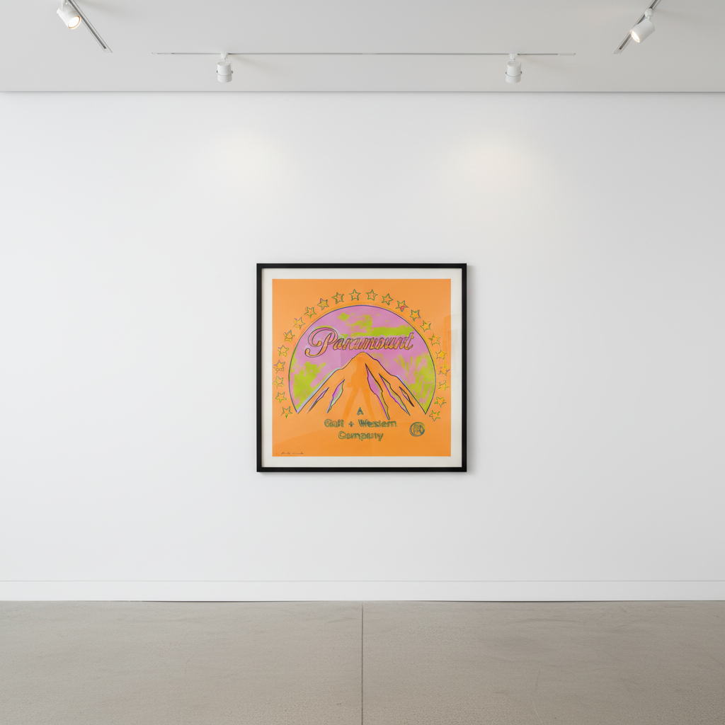 Andy Warhol - Paramount Trial Proof TP 11/30 from Ads, 1985, Screen print on Lenox Museum Board