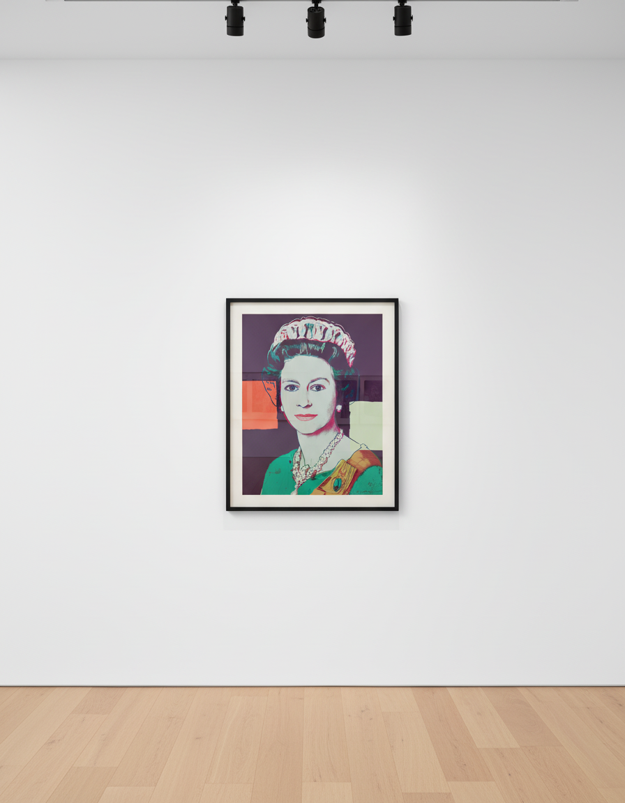 Andy Warhol - Queen Elizabeth II F.S. II 335, from Reigning Queens, 1985, Screen print on Lenox Museum Board
