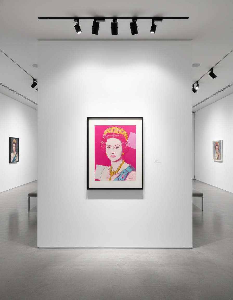 Andy Warhol - Queen Elizabeth II F.S. II 336, from Reigning Queens, 1985, Screen print on Lenox Museum Board 
signed and n...