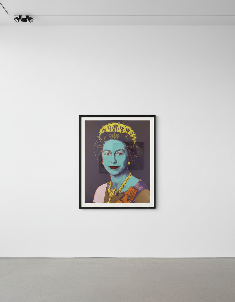 Andy Warhol - Queen Elizabeth Trial Proof TP 12/30 from Reigning Queens, 1985, Screen print on Lenox Museum Board