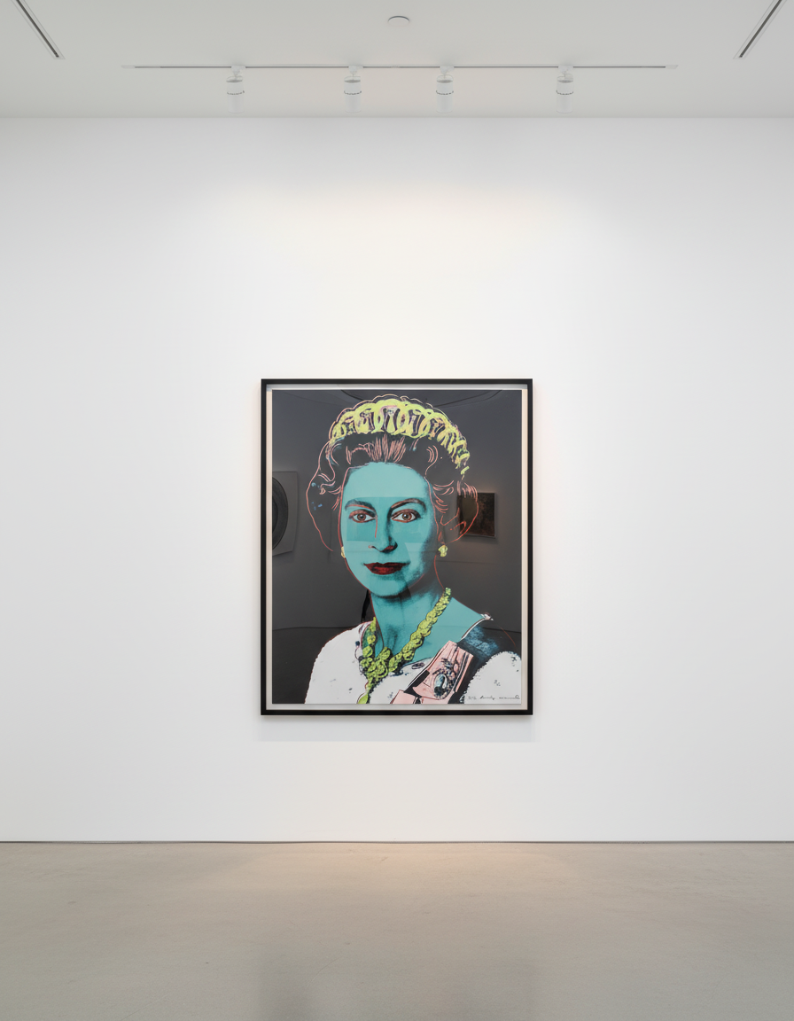 Andy Warhol - Queen Elizabeth Trial Proof TP 29/30 from Reigning Queens, 1985, Screen print on Lenox Museum Board