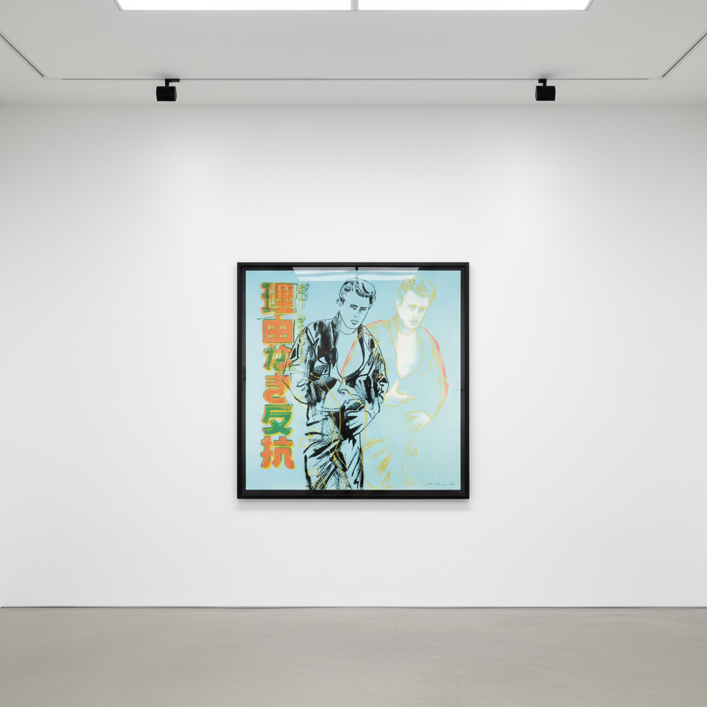 Andy Warhol - Rebel Without A Cause: James Dean Trial Proof TP 11/30 from Ads, 1985, Screen print on Lenox Museum Board