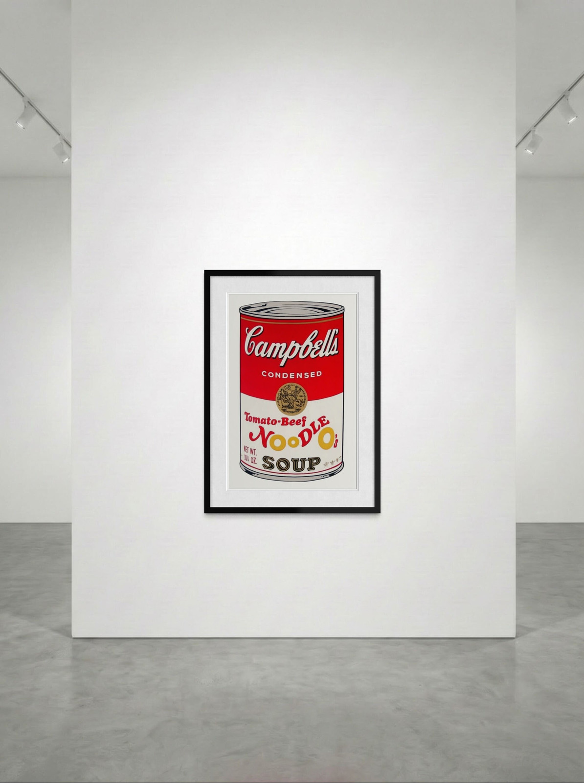 Andy Warhol - Tomato Beef Noodle O's Soup, F.S. II 61, from Campbell's Soup II, 1969, Screen print