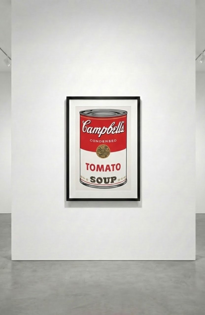 Andy Warhol - Tomato Soup F.S. II 46 From Soup Cans Portfolio I, 1968, Screen print
Signed in ball-point pen and numbered ...