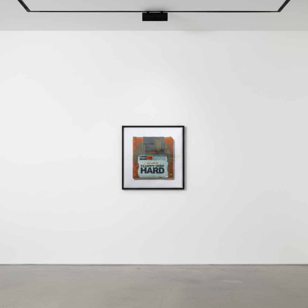 Arlo Sinclair - PornHub: Sauce Code - 3.5” Orange, 2025, Oil on canvas
Signed on verso + COA
1/1 Unique