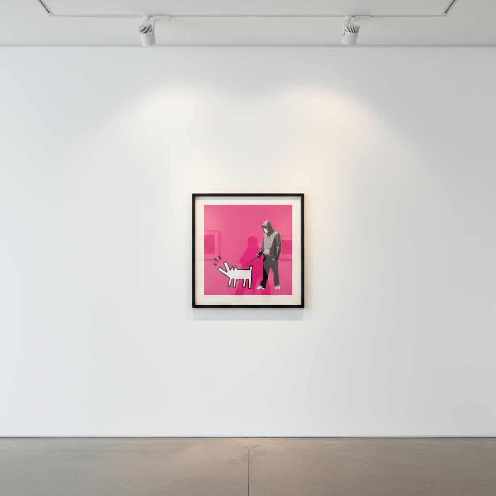 Banksy - Choose Your Weapon Magenta, 2010, Screen print