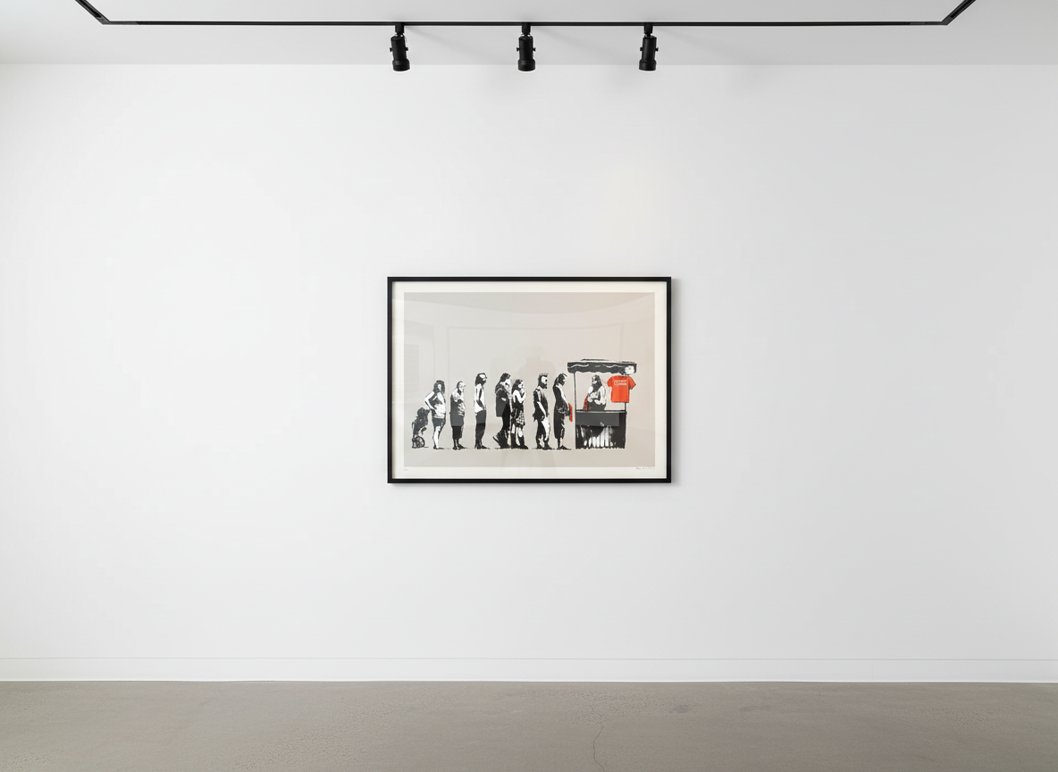 Banksy - Festival (Destroy Capitalism) (Signed), 2006, Screen print