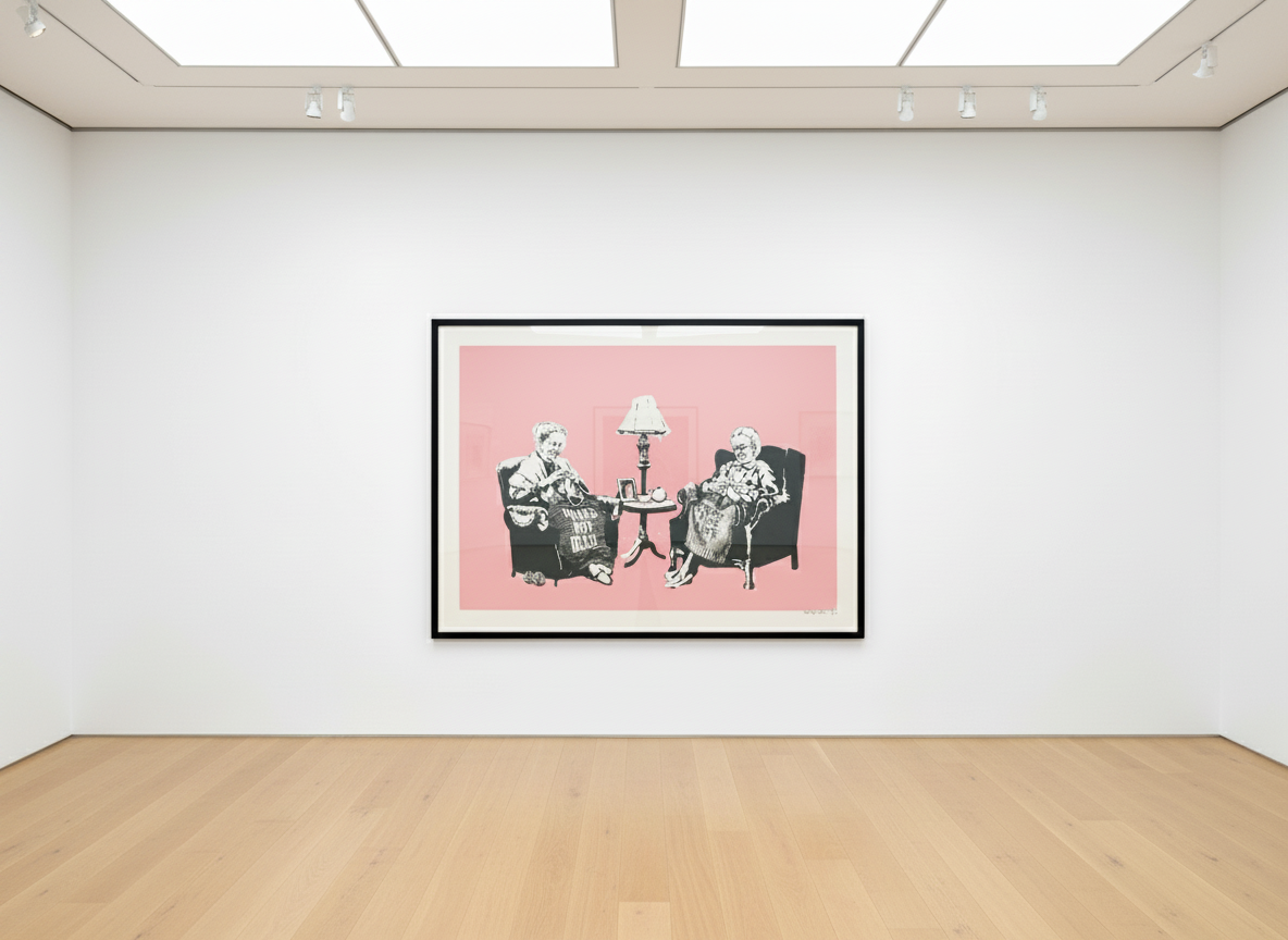 Banksy - Grannies Signed, 2006, Screen print