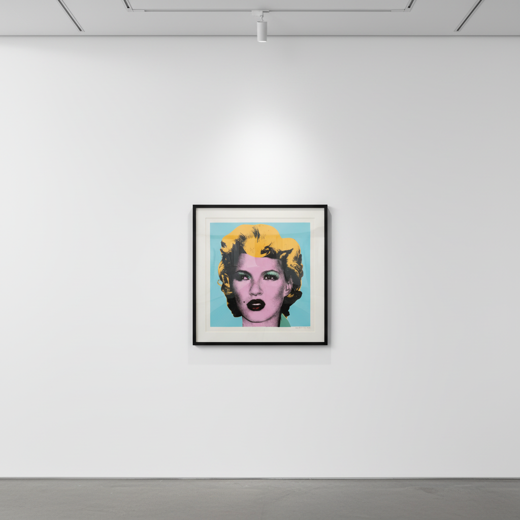 Banksy - Kate Moss, 2005, Screen print on canvas