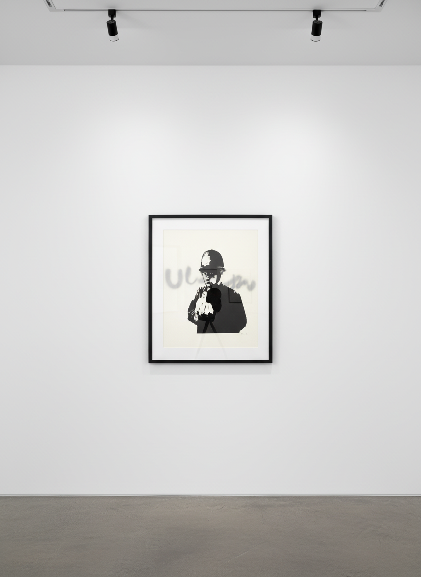 Banksy - Rude Copper (Signed), 2002, Screen print
Signed and numbered