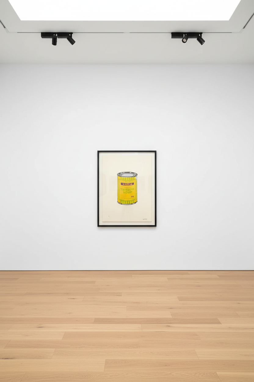 Banksy - Soup Can (Banana, Lime, Purple) (Signed), 2005, Screen print