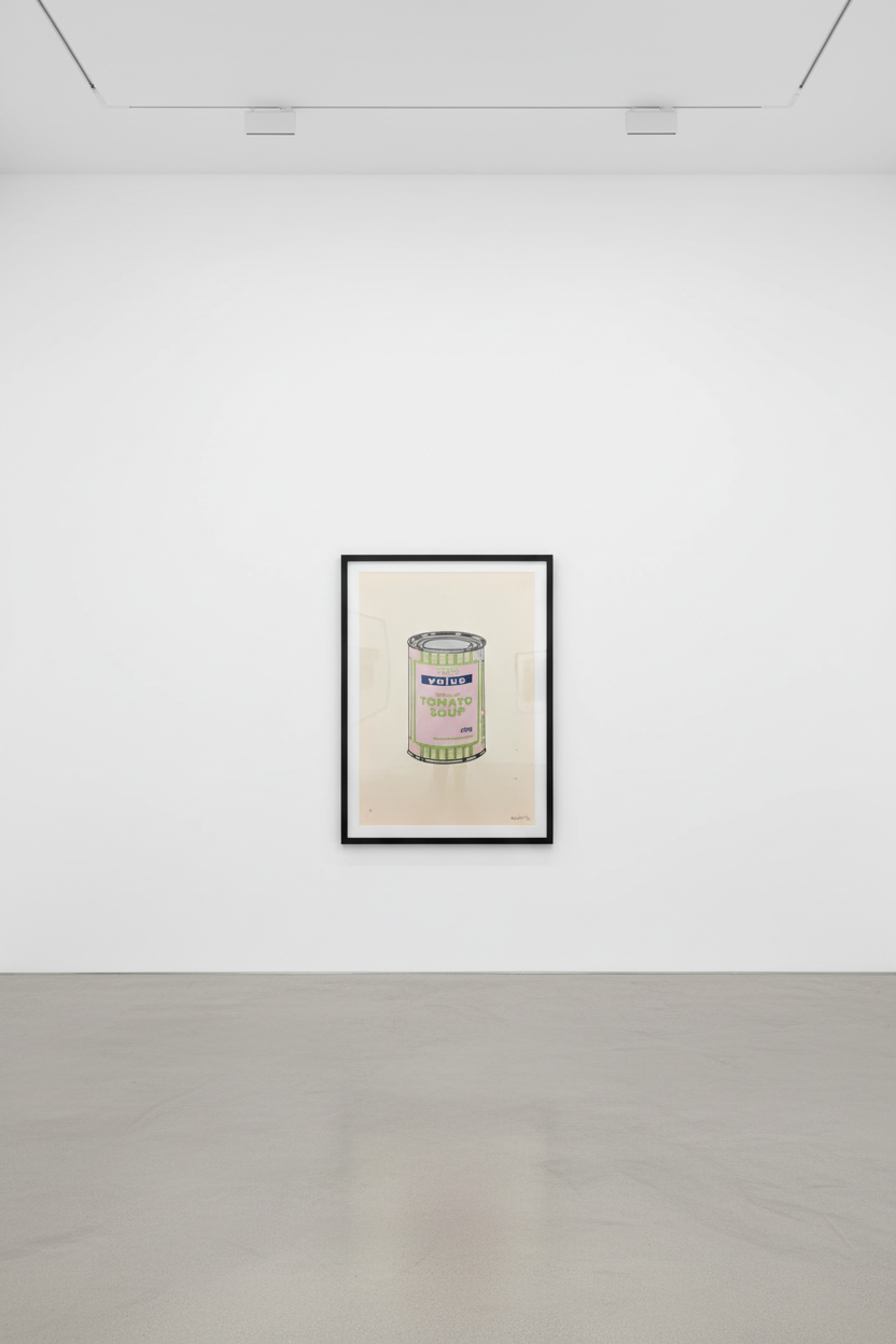 Banksy - Soup Can (Lilac, Lime, Blue) (Signed), 2005, Screen print