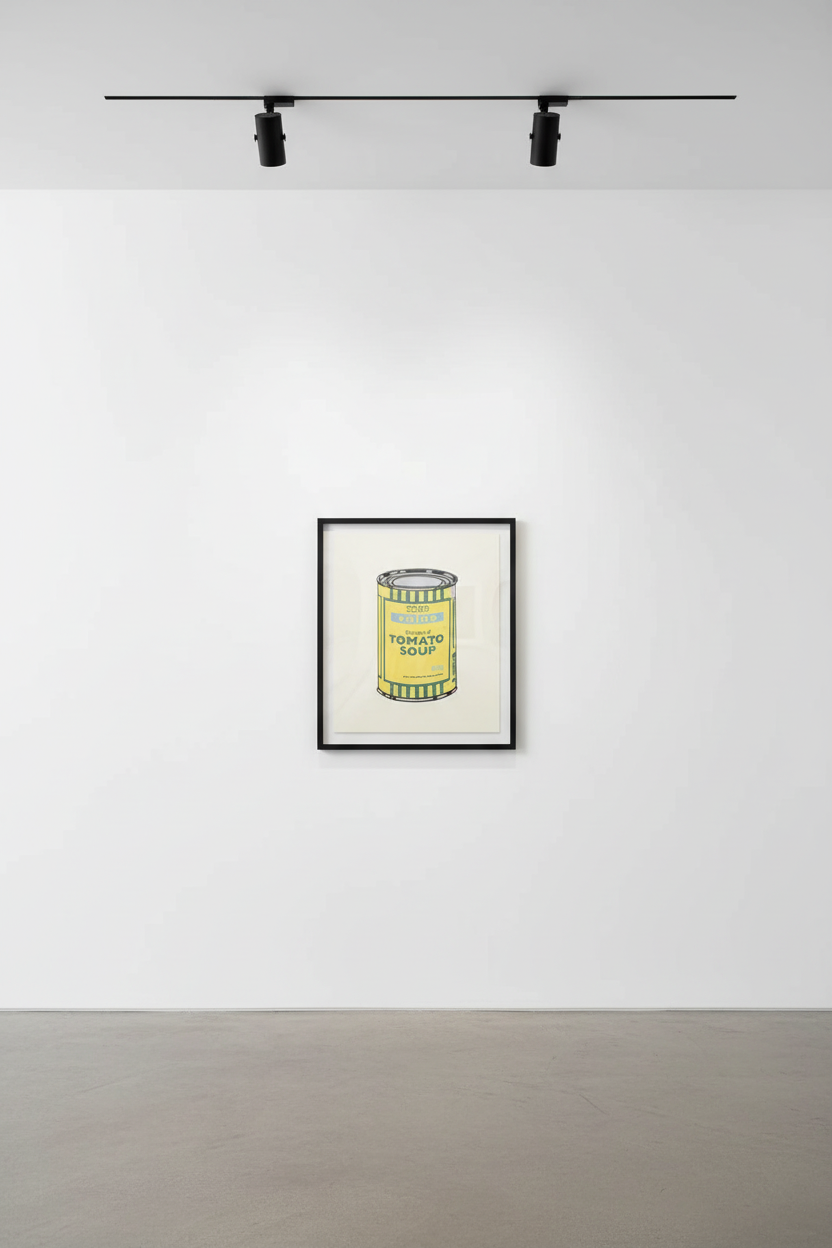 Banksy - Soup Can (Yellow, Emerald, Sky Blue) (Signed), 2005, Screen print