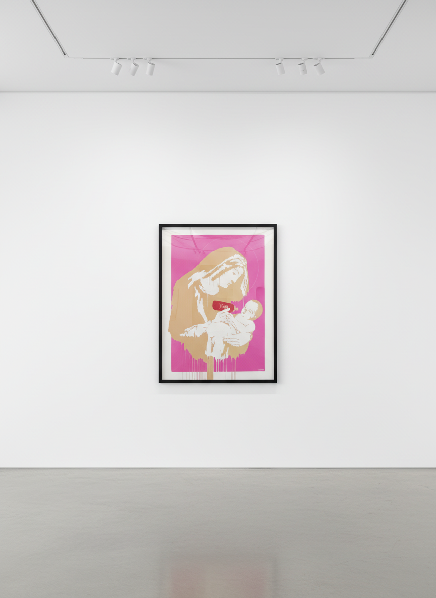 Banksy - Toxic Mary (AP Pink) (Signed), 2004, Screen print