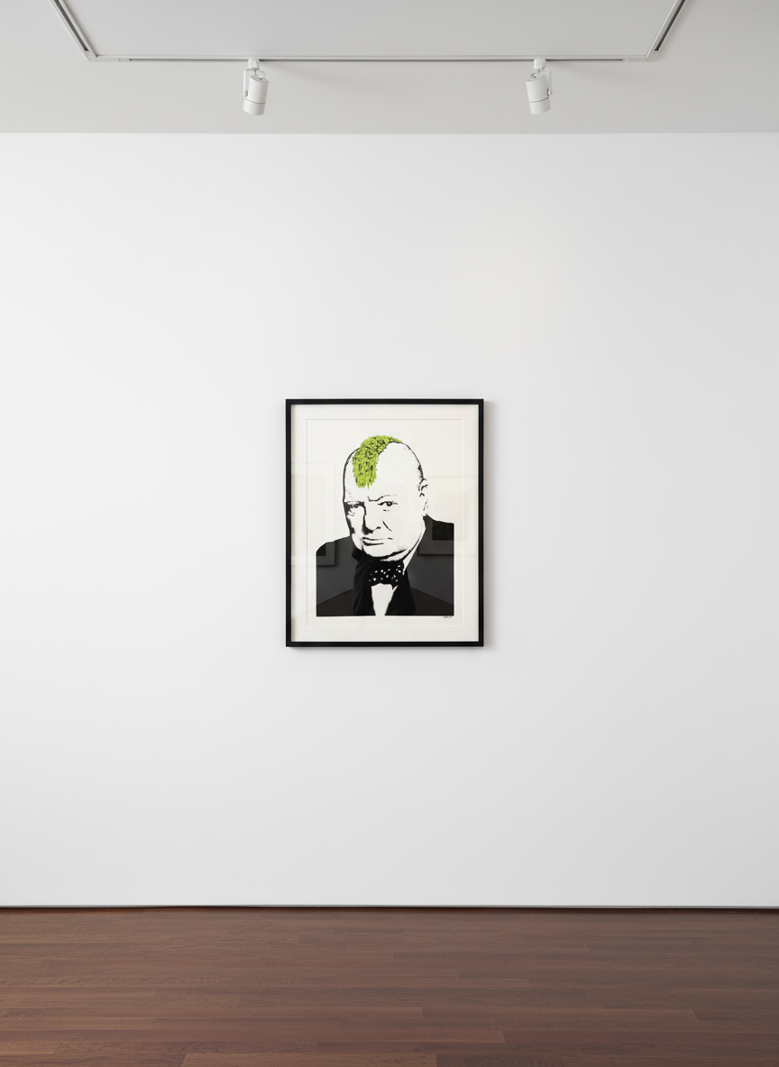 Banksy - Turf War (Signed), 2003, Screen print