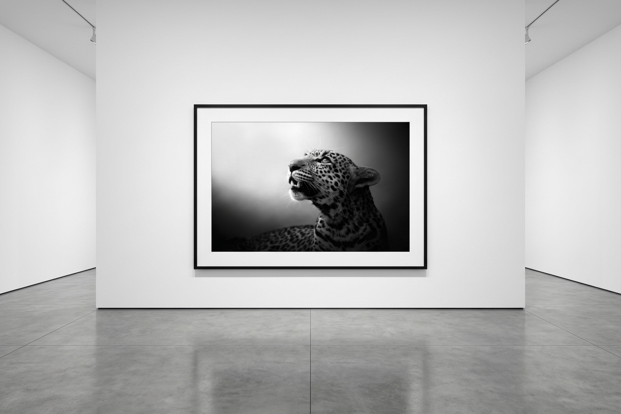 Björn persson - Soul of the Leopard, Pigment Print 