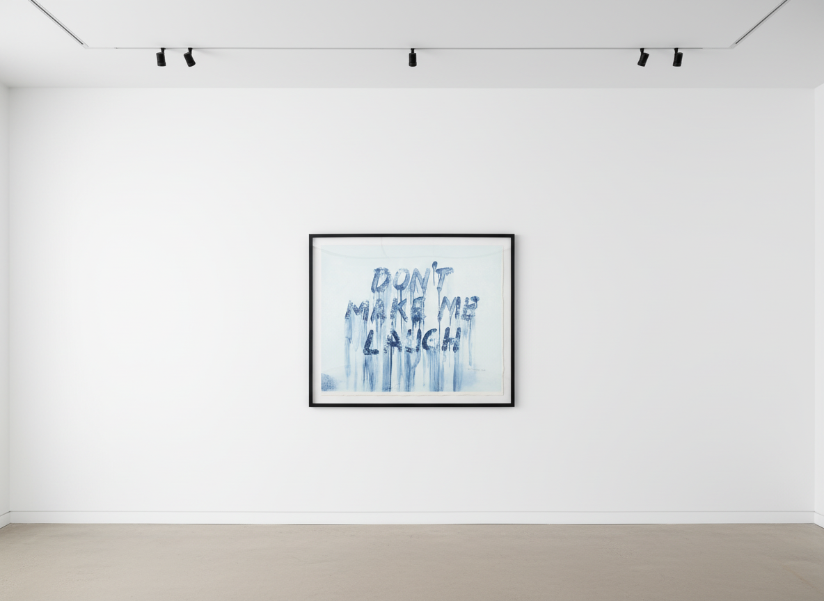 Mel Bochner - Don't Make Me Laugh, 2023, Etching with aquatint