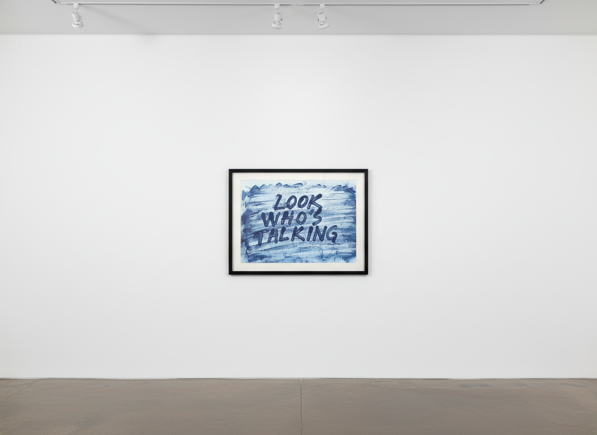 Mel Bochner - Look Who's Talking, 2023, Etching with aquatint