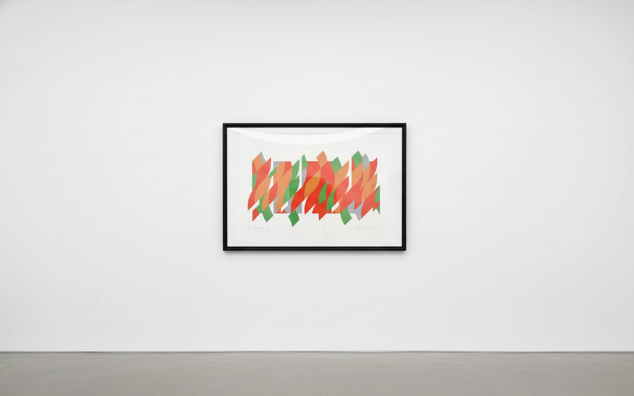 Bridget Riley - After Rajasthan, 2013, Screenprint
Signed and Dated
