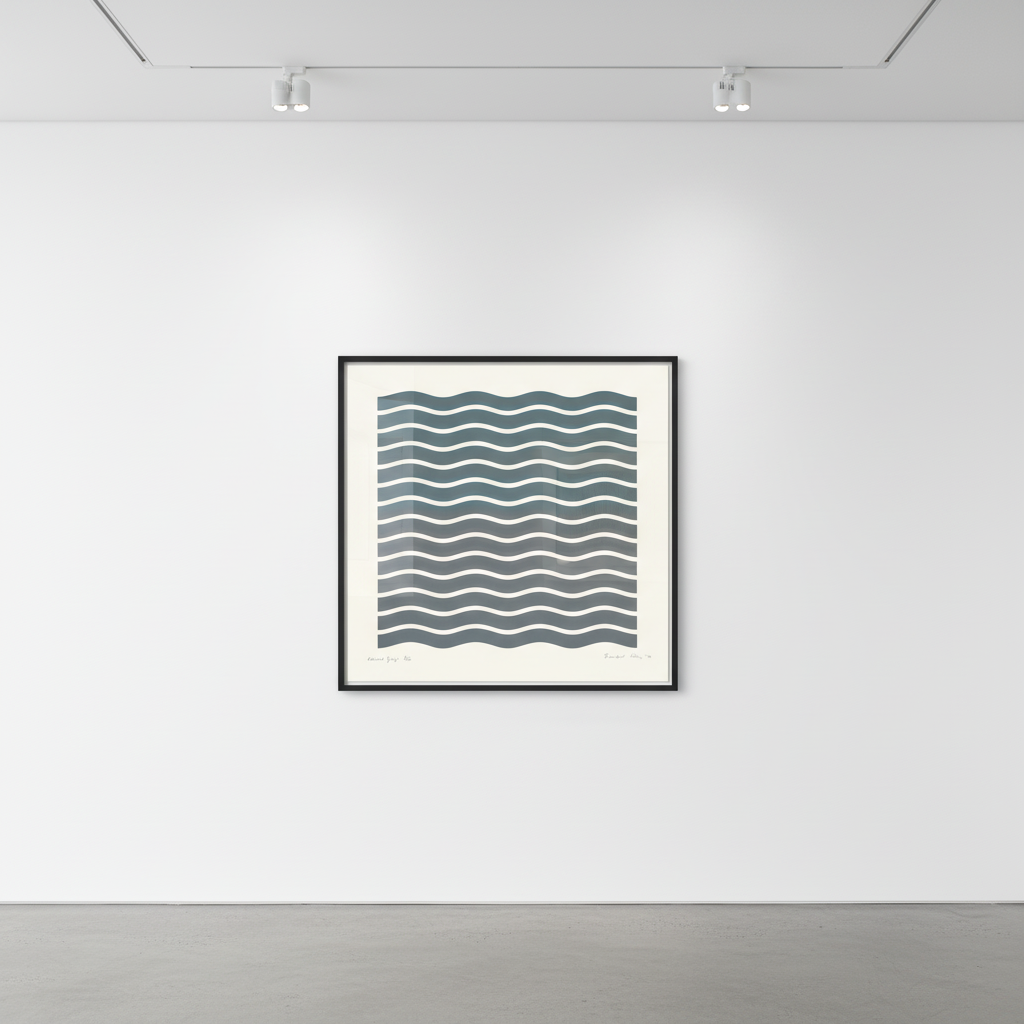 Bridget Riley - Coloured Greys 1, 1972, Screenprint