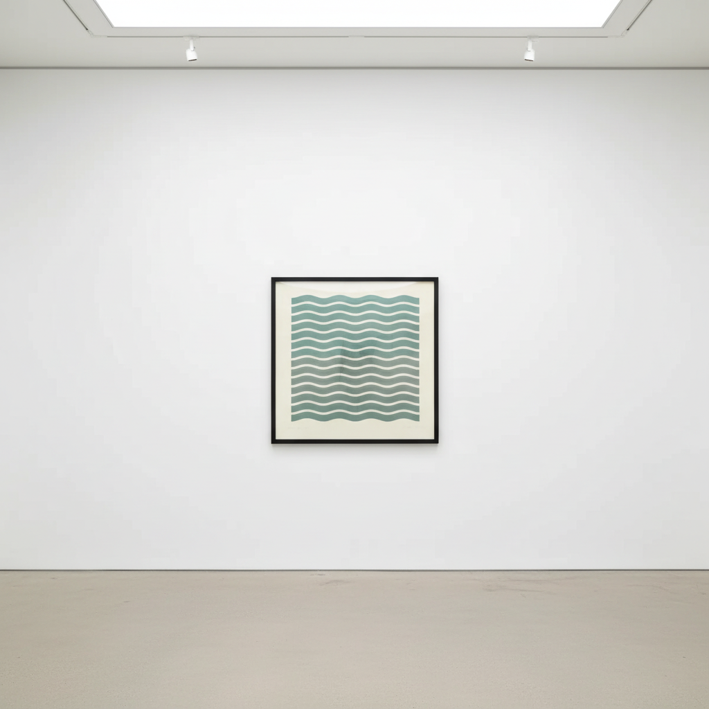 Bridget Riley - Coloured Greys 2, 1972, Screenprint