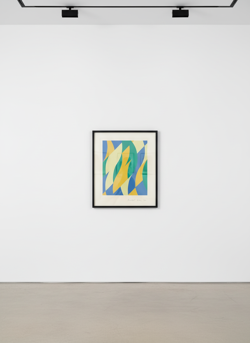 Bridget Riley - Fold, 2004, Screenprint