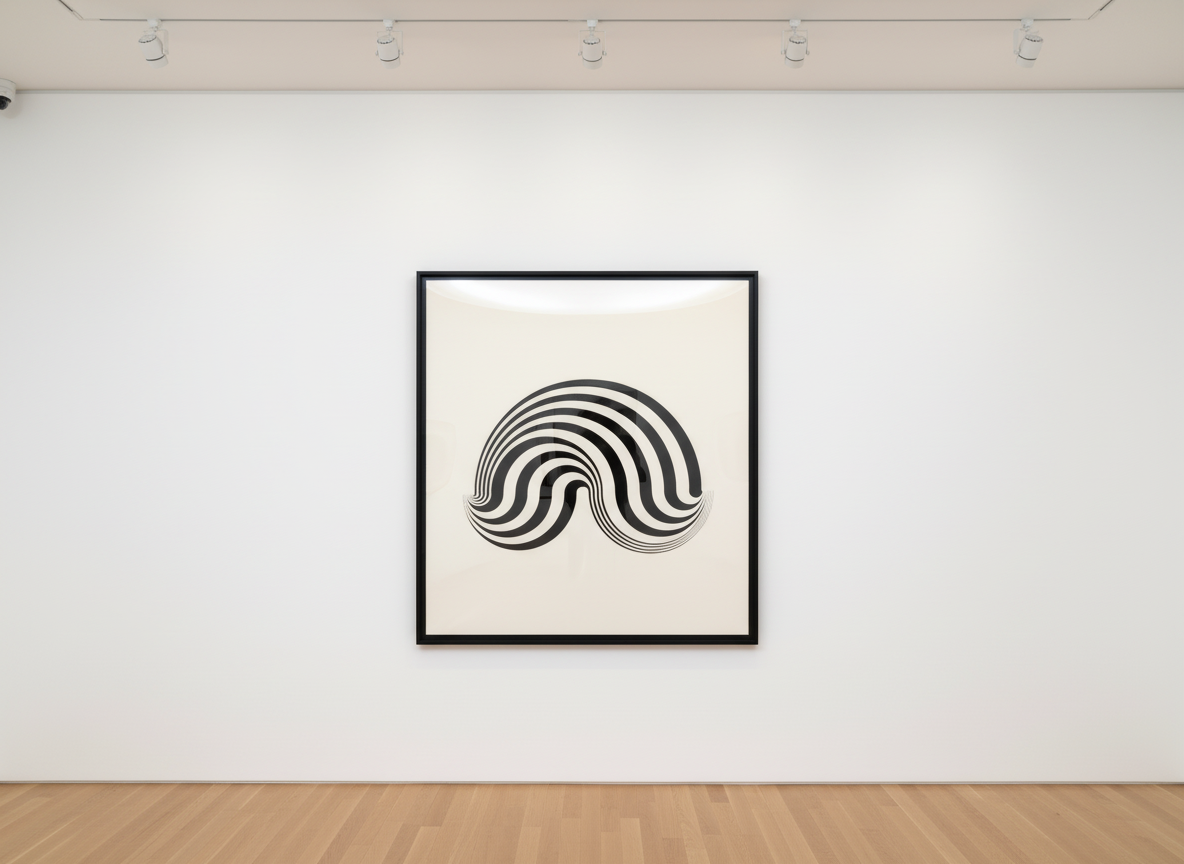 Bridget Riley - Fragment 5, 1965, Screenprint