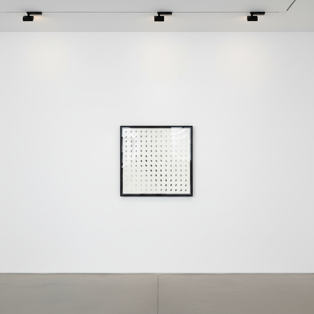 Bridget Riley - Nineteen Greys B, 1968, 76 x 76