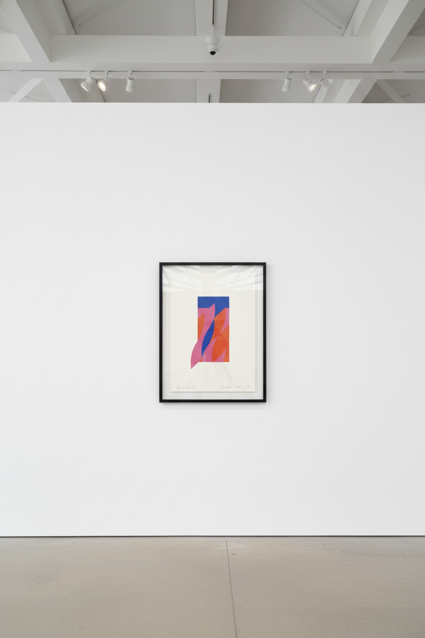 Bridget Riley - One Small Step, 2009, Screenprint