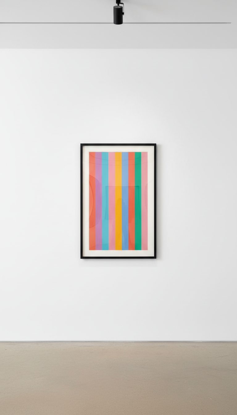 Bridget Riley - Sideways, 2010, Screenprint