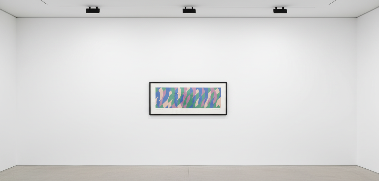 Bridget Riley - Untitled (la lune en rodage), 1965, Screenprint