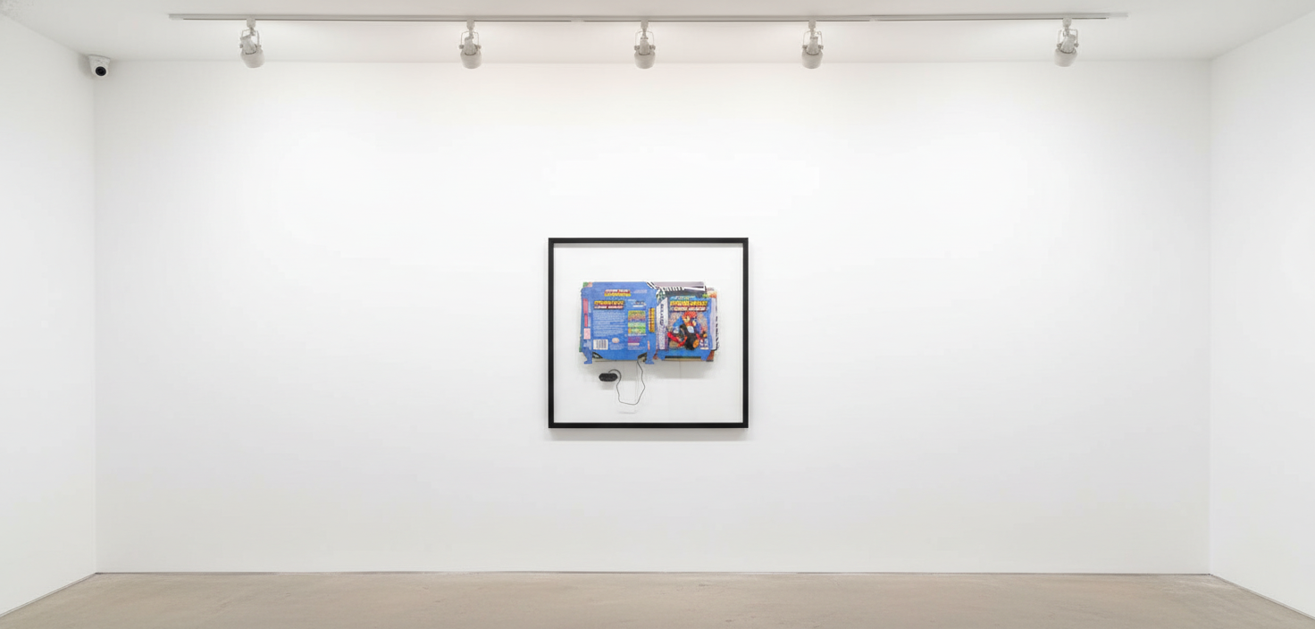 Connor Gottfried - Maps to the Stars' Homes II, 2025, Aluminum composite panelling, two 7” IPS screens, Raspberry Pi, Game...