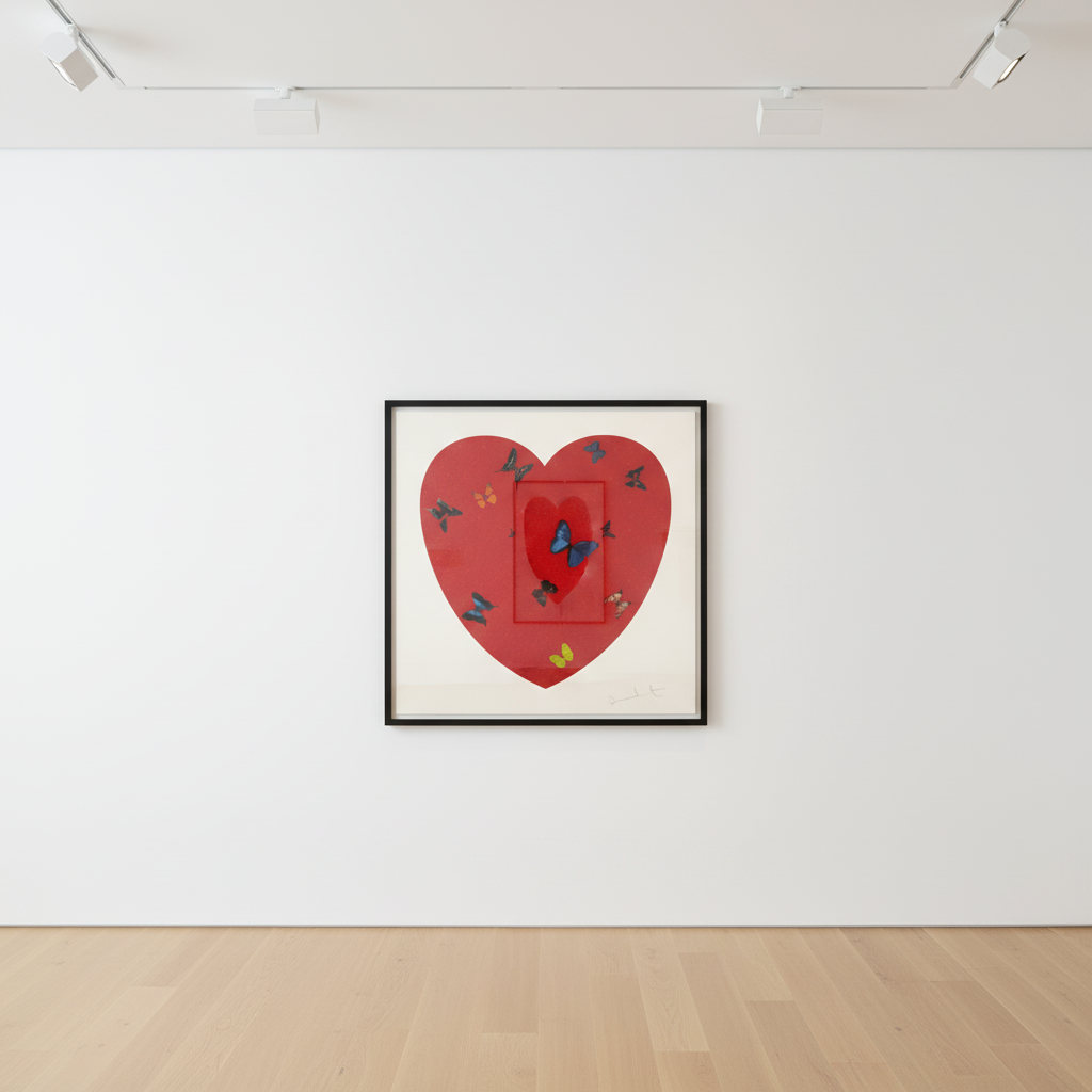 Damien Hirst - All You Need is Love, Love, Love, 2008, Screenprint in colours on wove paper